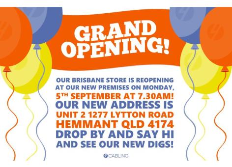 New Brisbane store opens today!