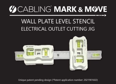 Enhance Your Electrical Outlet Installations with the 4C Mark & Move Wall Plate Stencil | 4Cabling