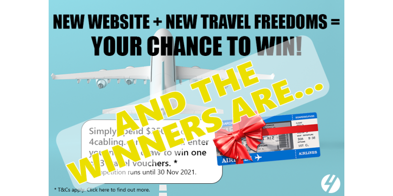 Here are the lucky winners of November's Travel Voucher Competition