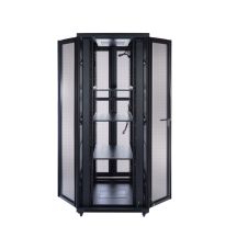 45RU 800mm Wide x 800mm Deep Server Rack with Bi-Fold Mesh Door