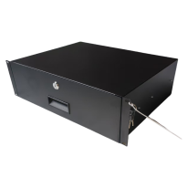 3RU Lockable Drawer, 350mm deep to suit 600mm deep Racks