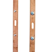 4Cabling 45RU Copper Earthing Bar with Fixings