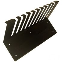 Wall Mount Cable Manager: 10 Slot Lead Manager 