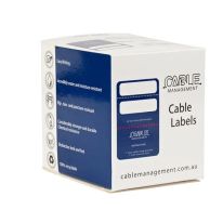 Small Cable Labels. 100 Pack. Blue