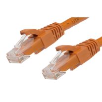 0.75m Cat 6 Ethernet Network Cable: Orange