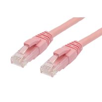 0.75m Cat 6 Ethernet Network Cable: Pink
