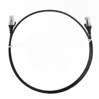 0.25m CAT6 Ultra Thin LSZH Ethernet Network Cable | Black