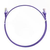 0.25m CAT6 Ultra Thin LSZH Ethernet Network Cable | Purple