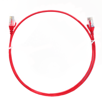 1m CAT6 Ultra Thin LSZH Ethernet Network Cable | Red