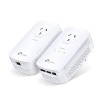 TP-Link TL-PA8033P KIT AV1300 3-Port Gigabit Passthrough Powerline Twin Pack