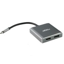 USB 3.1 Type-C Male to DisplayPort & HDMI® Converter | 20cm