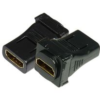 HDMI to HDMI Coupler Insert Black