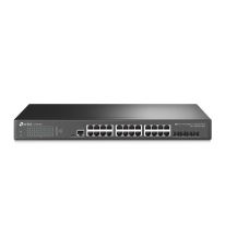 TL-SG3428X | JetStream 24 Port Gigabit L2+ Managed Switch with 4 10GE SFP+ Slots