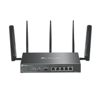 ER706W-4G | Omada 4G+ Cat6 AX3000 Gigabit VPN Router ** PoE Injector Not Included **