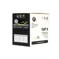 Cat 6 Ethernet Cable with Solid Conductors 305m Reel Box - YELLOW