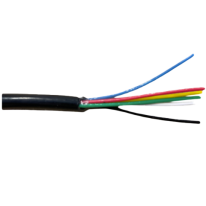 6 Core 14/0.20 Jelly Filled Security Cable | 300m Black