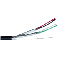 2 Pair 7/0.25 Individual Screened Gel Filled Data Cable | 300m Black