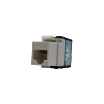 CAT6A U/UTP Keystone Jack | White