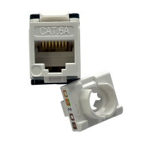 CAT6A U/UTP Keystone Jack | White