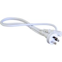 IEC C13 Power Cord 10A 2m White