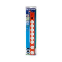 8 Way Heavy Duty Metal Power Board : Orange