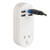 4 USB Charging Outlets & Surge Protected Outlet