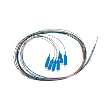 Fibre Pigtail 12 Pack Rainbow SC Singlemode 2m