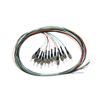 2m Fibre Pigtail ST OM4 Multimode | Rainbow