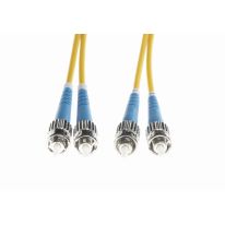 3m ST-ST OS1 Singlemode Fibre Optic Cable : Yellow