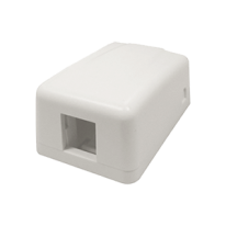 Single Keystone Surface Mount Box