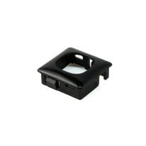 Elsafe | Workstation Data Bezel -  25.4sq Cutout to suit AU/ NZ ndash; Black