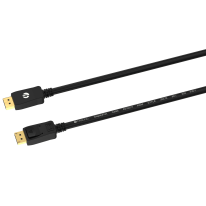 10m DisplayPort Copper 1.4v Cable M-M. 4K@60Hz, 26AWG | Black