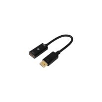 15cm Displayport (Active) Male v1.4 to Female HDMI 2.0 Adaptor 4K2K 60Hz