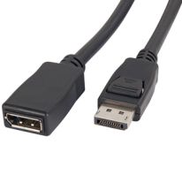 15cm DisplayPort Male to DisplayPort Female Adaptor