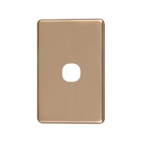 4C | Classic 1 Gang Switch Cover - Gold