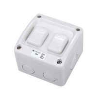 4C | Weatherproof Double Switch 1 Pole 2Way IP66 250V 20A