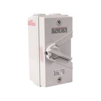 4C | Weatherproof Isolator 1 Pole IP66 250V  63A