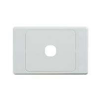 4C | Ultima 1 Gang Switch Cover - White