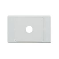 4C | Ultima 1 Gang Switch Cover Plate | White