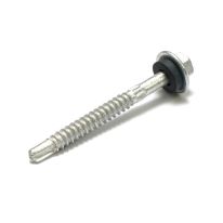 4C | Hex Head Self Drill Screws C4 Galvanised 12G x 55mm Box of 100