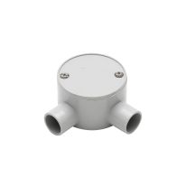 4C | Junction Box 25mm 2 Way Right Angle - 10 Pack