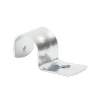 4C | Half Saddle Galvanized Steel 20mm - 100 Pack