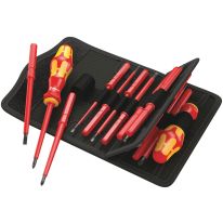 Wera Kraftform Kompakt VDE 17 PceBit set with handle and inter-changeable blades