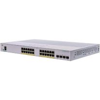 Cisco CBS250 24-port GE Layer 2 Smart Switch with max 100W partial PoE & 4x1G SFP