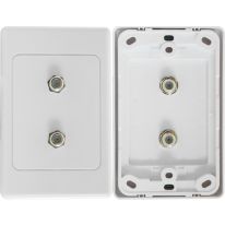 Double F Type Wall Plate