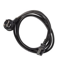 Right Angle Mains Cord with IEC-C13 2m