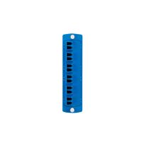 LEVITON - SDX Adaptor Plate (Blue) 12F OS2 duplex LC zirconia ceramic sleeve
