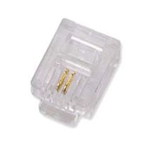 RJ12 6P2C Crimp Plugs 10 Pack