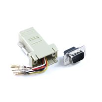 RJ45F to DB9M Adaptor