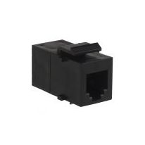 Cat 5E RJ45 Snap In Keystone Coupler Black | Pack of 10